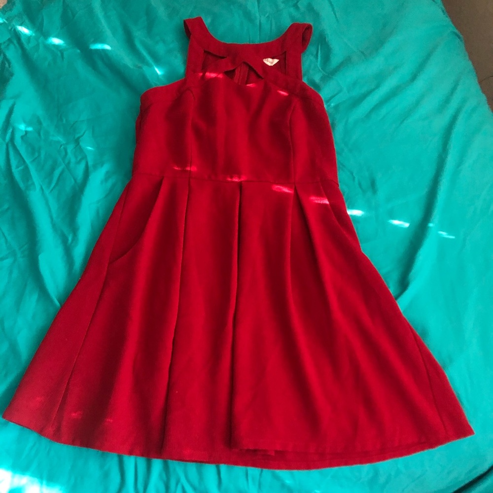 Red dress